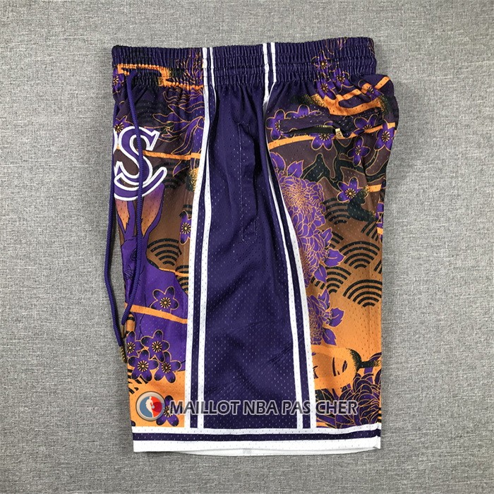 Short Los Angeles Lakers Lunar New Year Mitchell & Ness Just Don Jaune